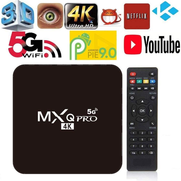 Verk 13143 Smart TV BOX 64GB MXQ PRO 4K dekoder Android 11.1